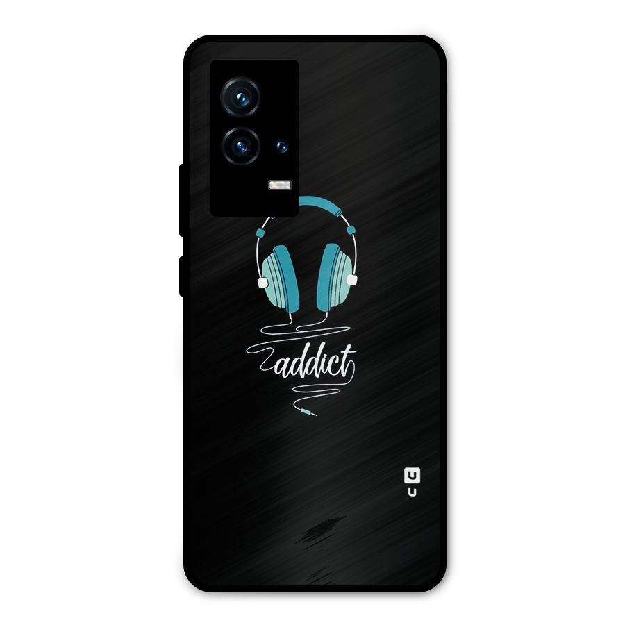Music Addict Metal Back Case for iQOO 9 5G