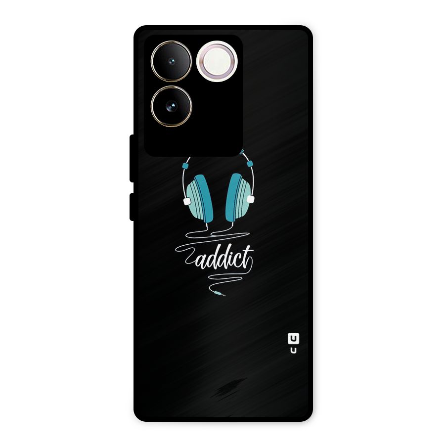 Music Addict Metal Back Case for iQOO Z7 Pro
