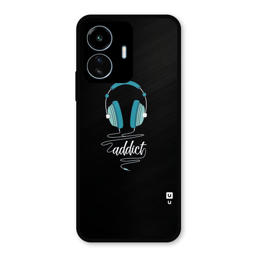 Music Addict Metal Back Case for vivo iQOO Z6 Lite 5G