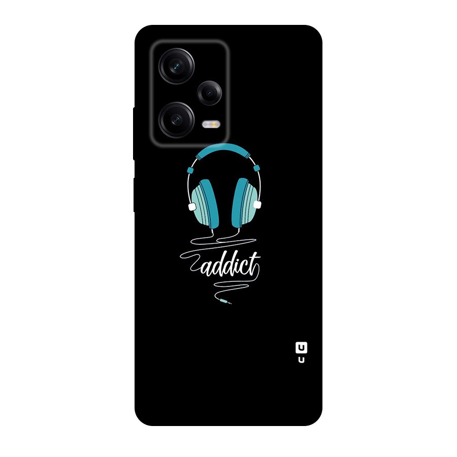 Music Addict Original Polycarbonate Back Case for Redmi Note 12 Pro