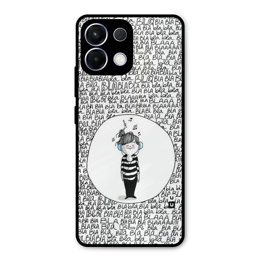 Music And Bla Bla Metal Back Case for Oppo K13