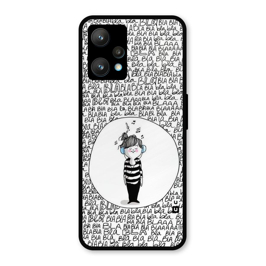 Music And Bla Bla Metal Back Case for Realme 9