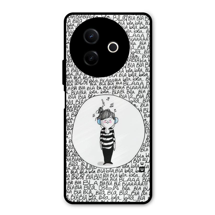Music And Bla Bla Metal Back Case for Vivo Y39