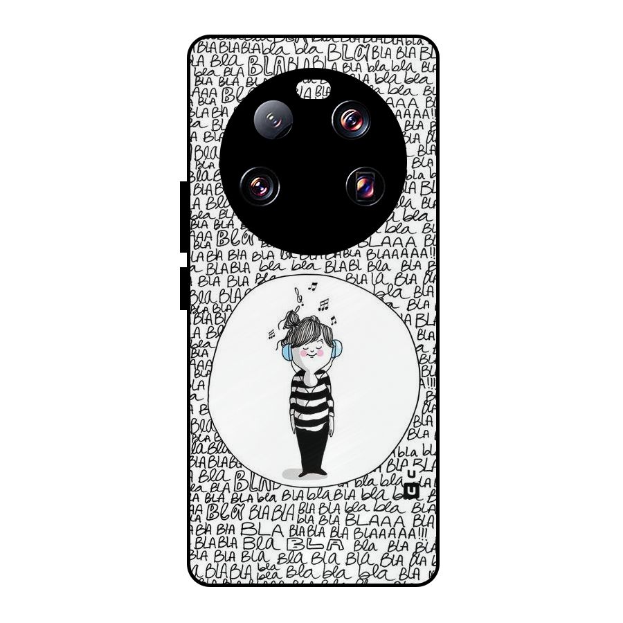 Music And Bla Bla Metal Back Case for Xiaomi 13 Ultra