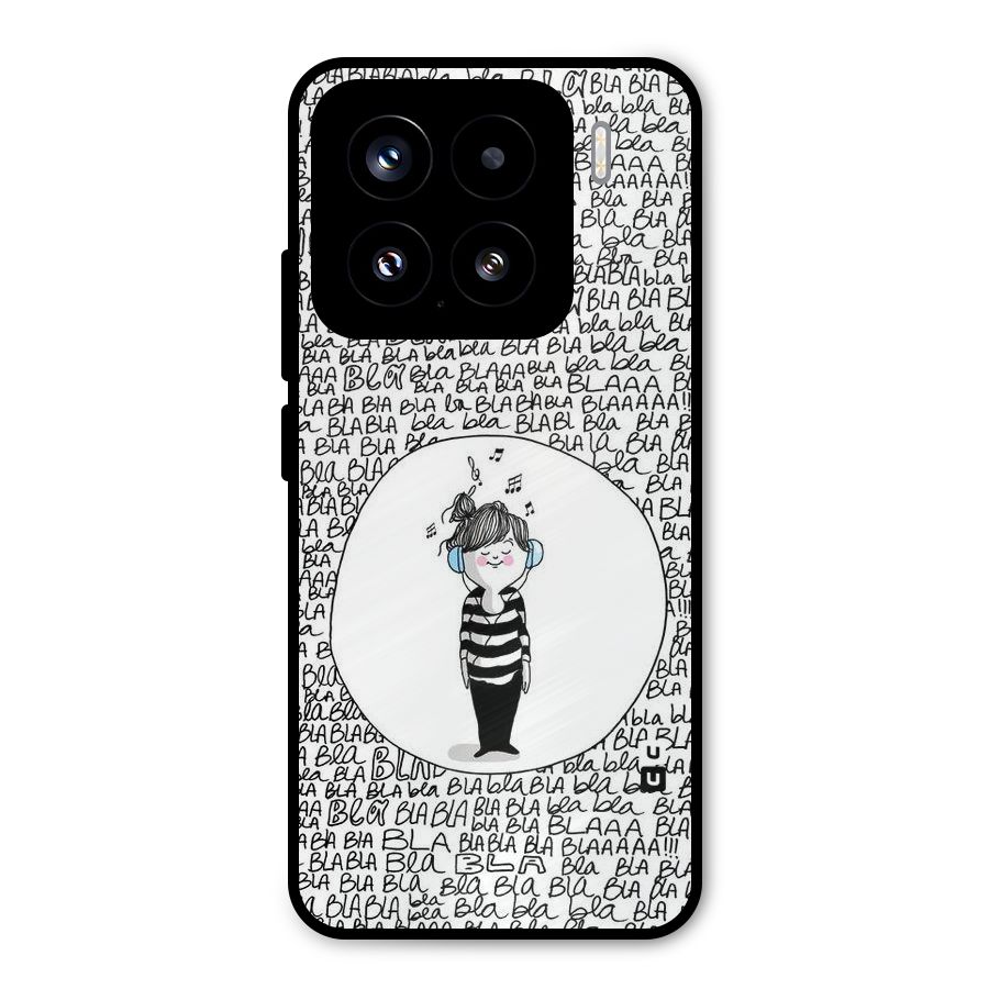 Music And Bla Bla Metal Back Case for Xiaomi 15