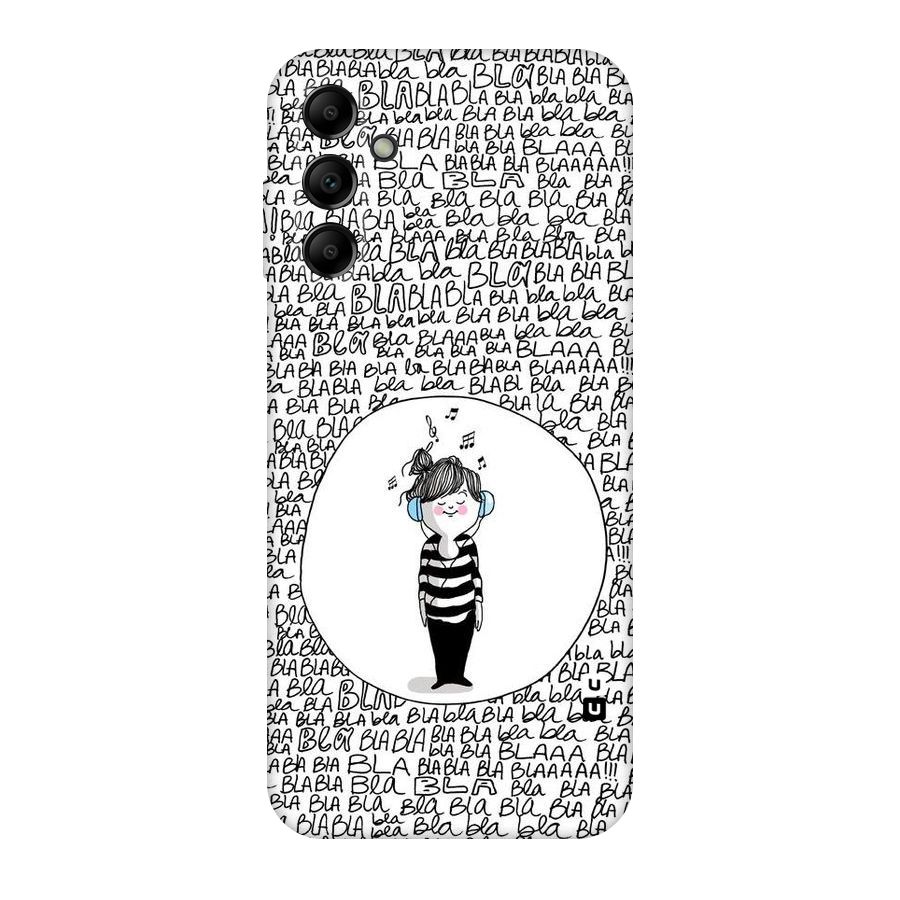 Music And Bla Bla Original Polycarbonate Back Case for Galaxy A14 5G