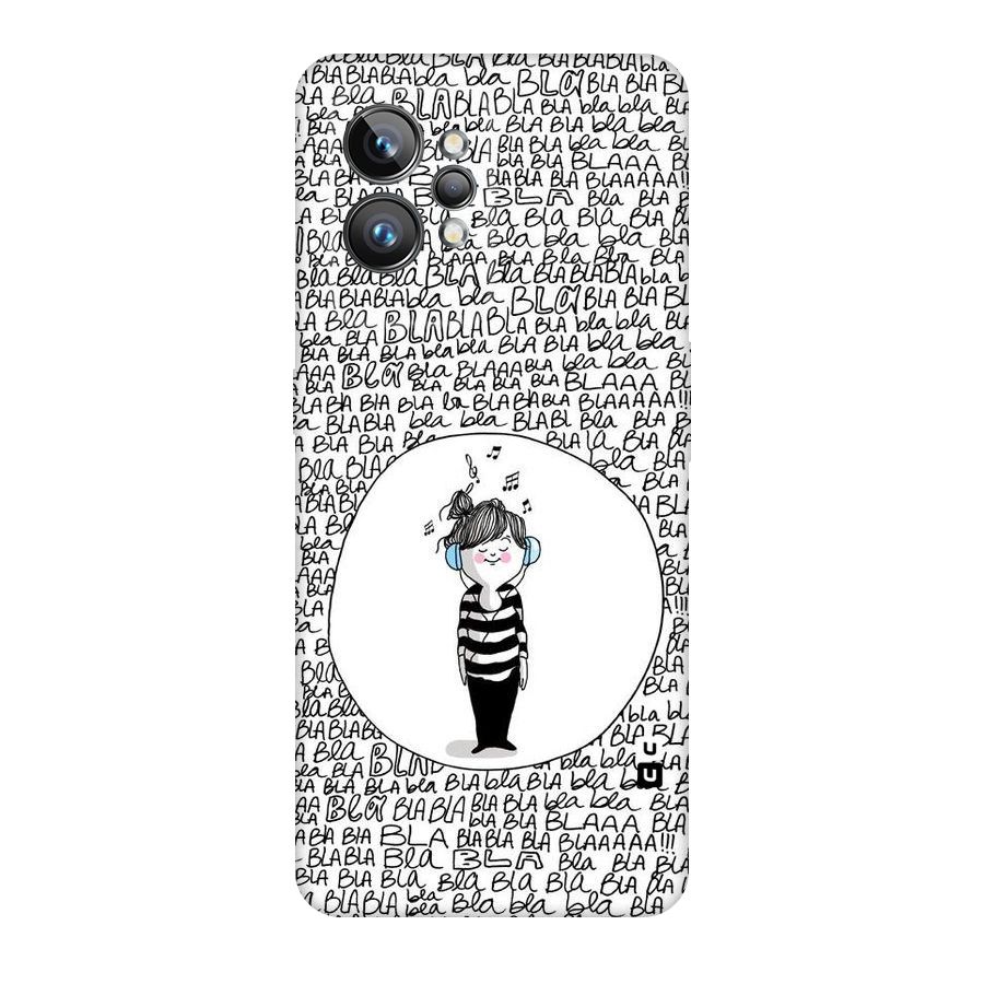 Music And Bla Bla Original Polycarbonate Back Case for Realme GT2 Pro