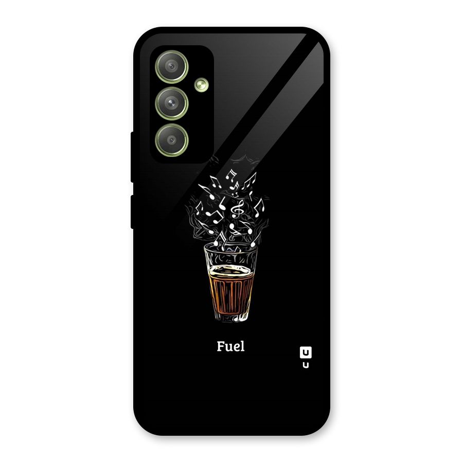 Music Chai My Fuel Glass Back Case for Galaxy A54