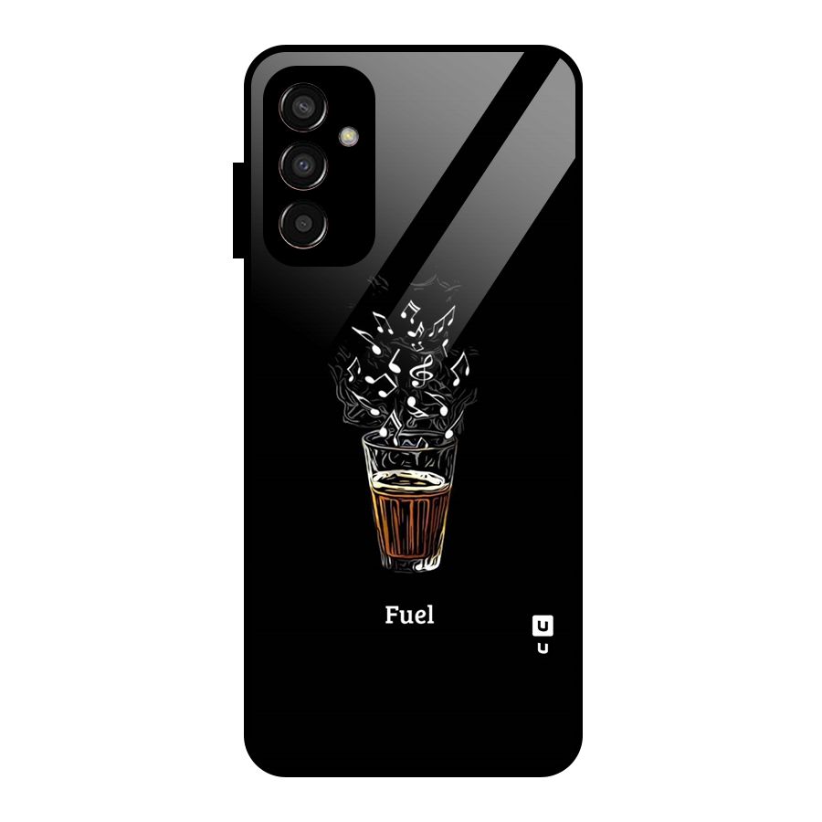 Music Chai My Fuel Glass Back Case for Galaxy F13
