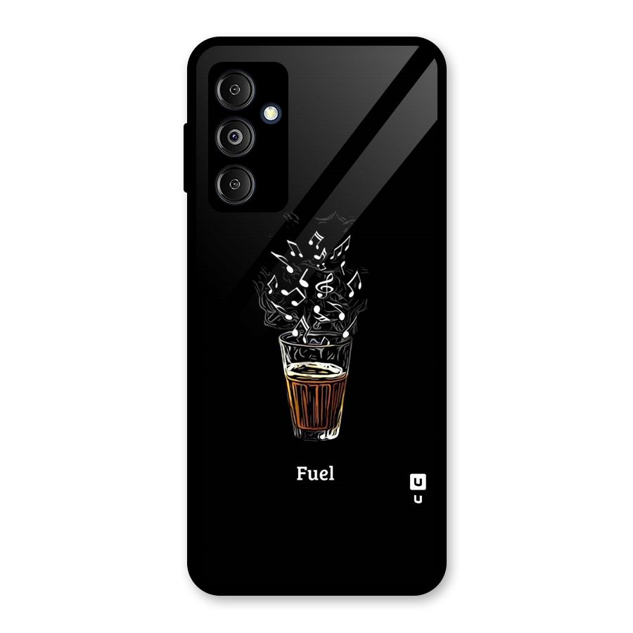 Music Chai My Fuel Glass Back Case for Galaxy M14 5G