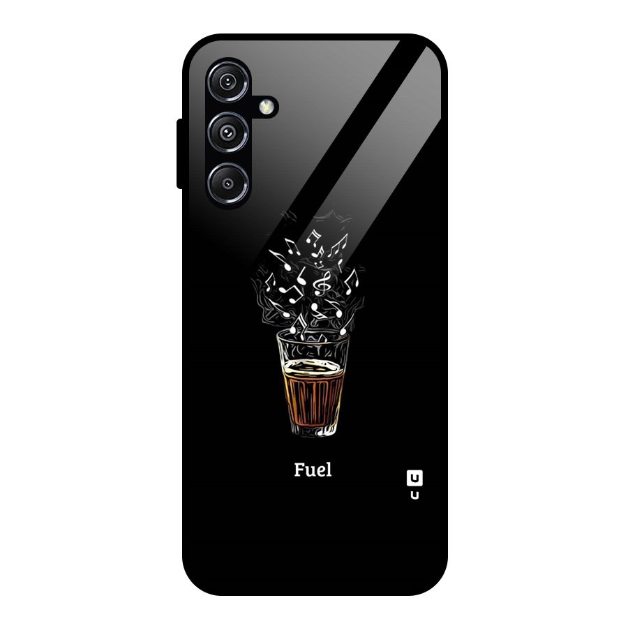 Music Chai My Fuel Glass Back Case for Galaxy M34 5G