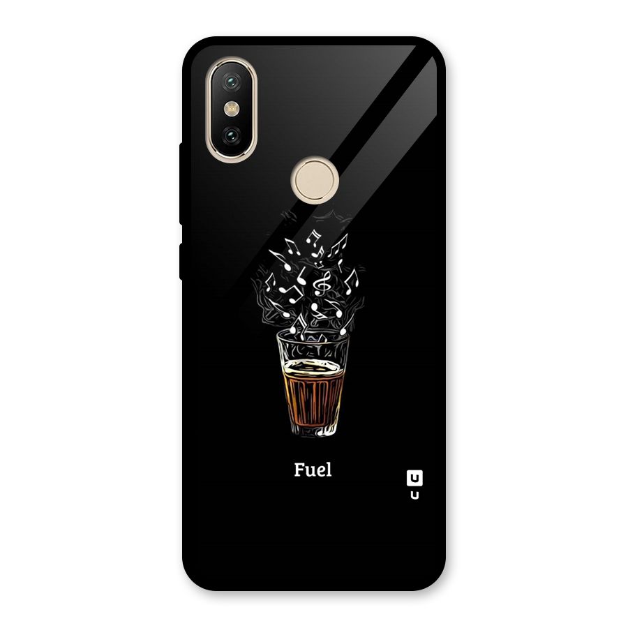Music Chai My Fuel Glass Back Case for Redmi A2