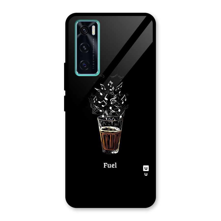 Music Chai My Fuel Glass Back Case for Vivo V20 SE