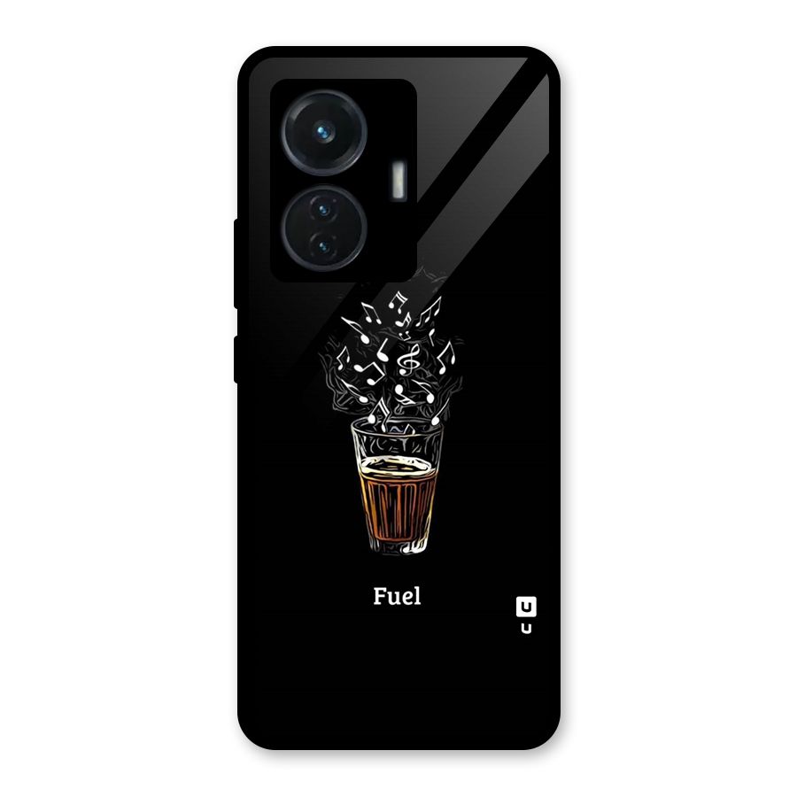 Music Chai My Fuel Glass Back Case for iQOO Z6 44W