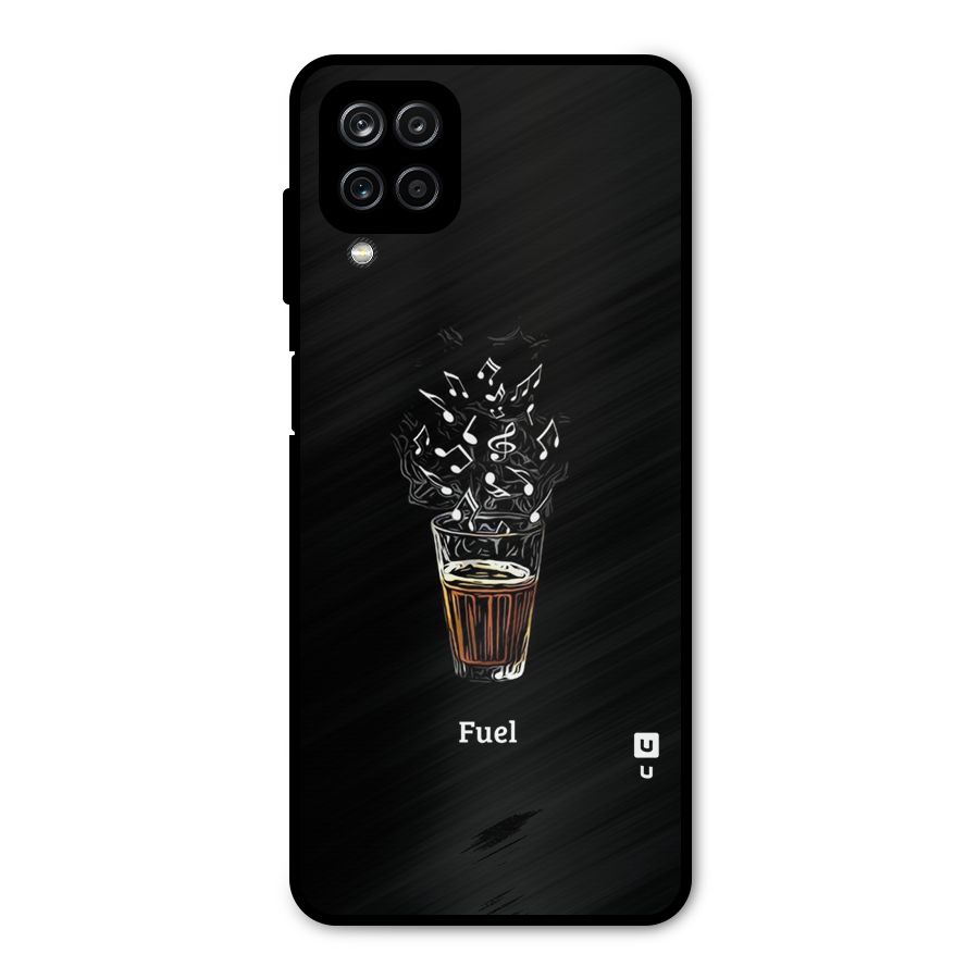 Music Chai My Fuel Metal Back Case for Galaxy A12