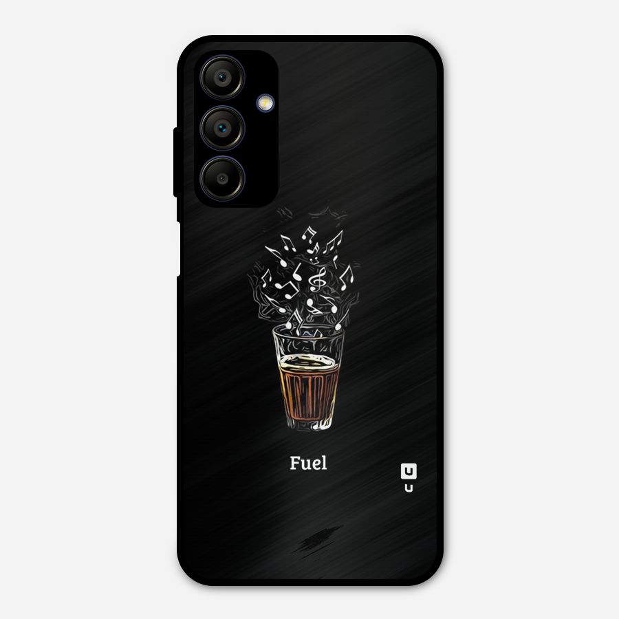 Music Chai My Fuel Metal Back Case for Galaxy A15 5G