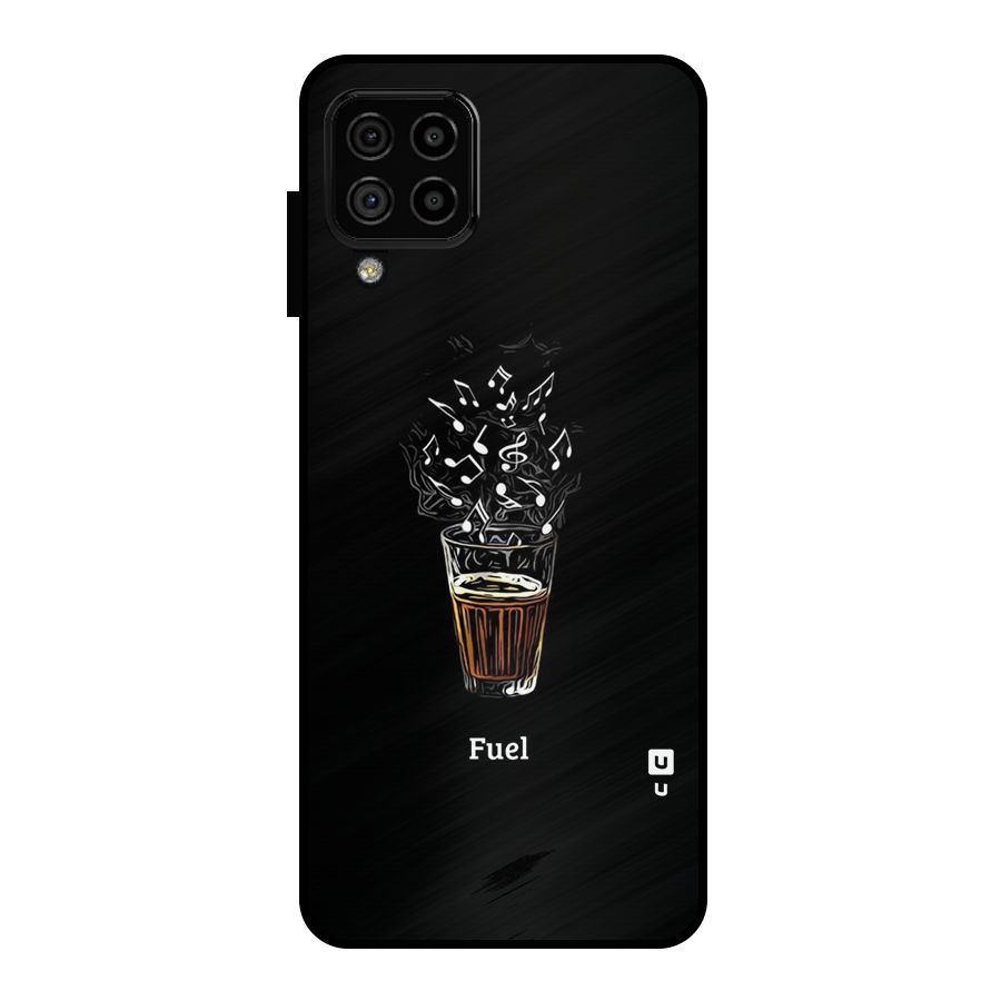 Music Chai My Fuel Metal Back Case for Galaxy A22 4G