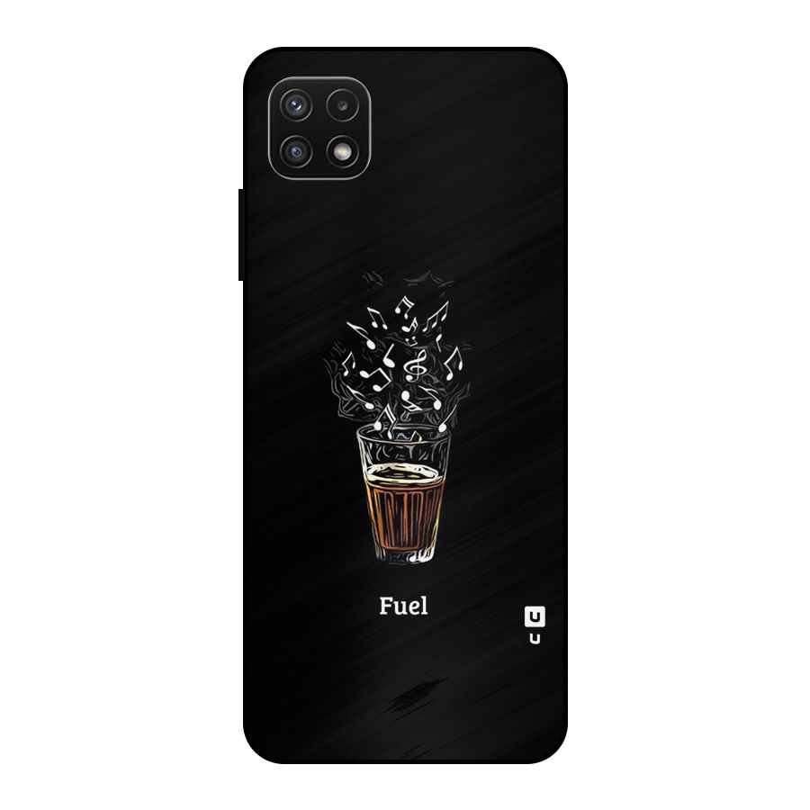 Music Chai My Fuel Metal Back Case for Galaxy A22 5G