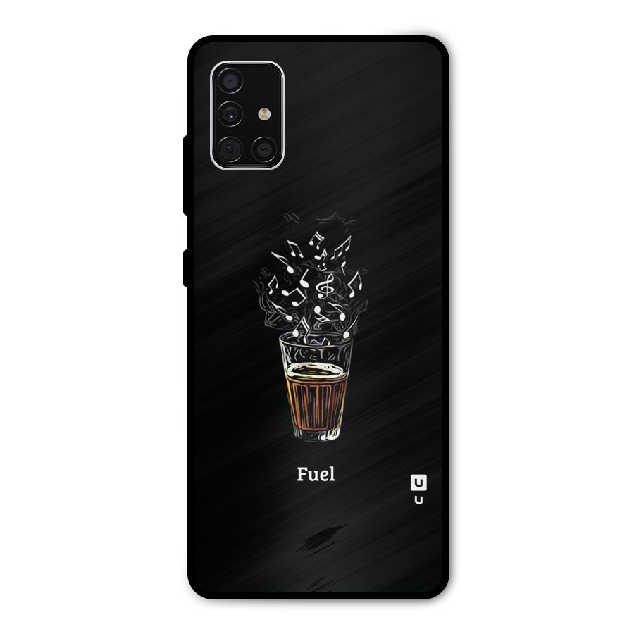Music Chai My Fuel Metal Back Case for Galaxy A51