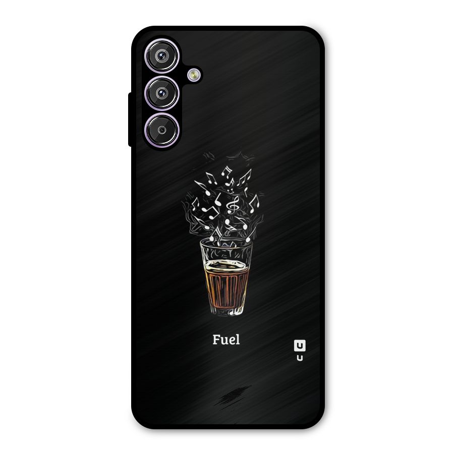 Music Chai My Fuel Metal Back Case for Galaxy F15