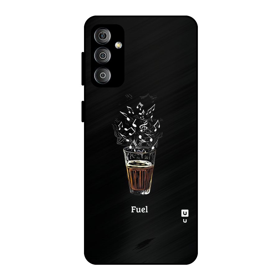 Music Chai My Fuel Metal Back Case for Galaxy F23