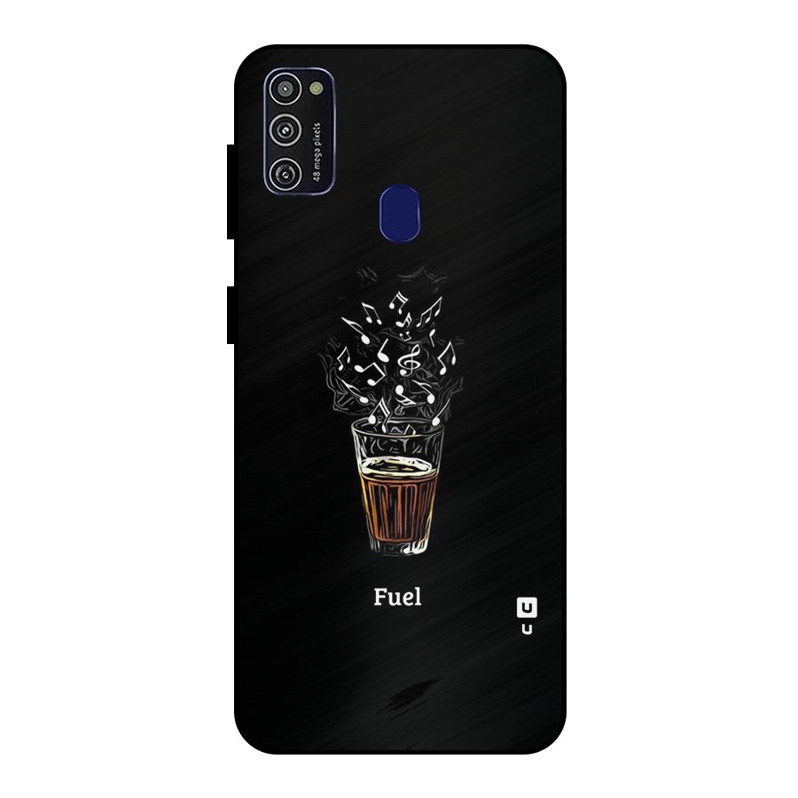 Music Chai My Fuel Metal Back Case for Galaxy M21