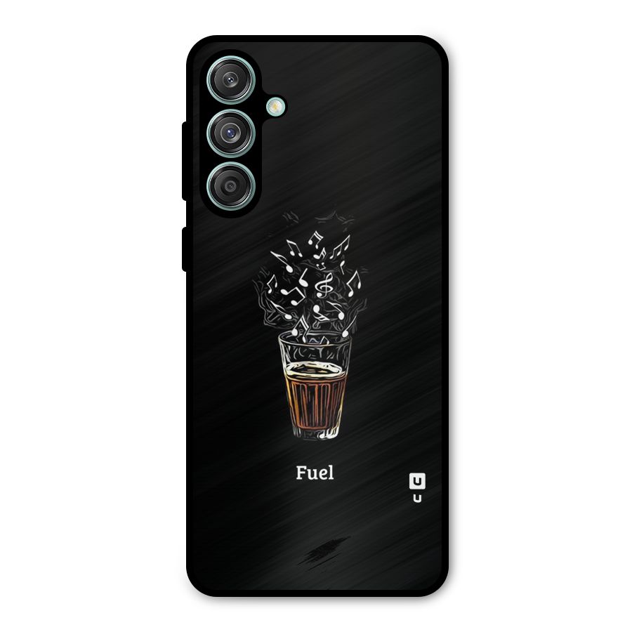 Music Chai My Fuel Metal Back Case for Galaxy M55 5G