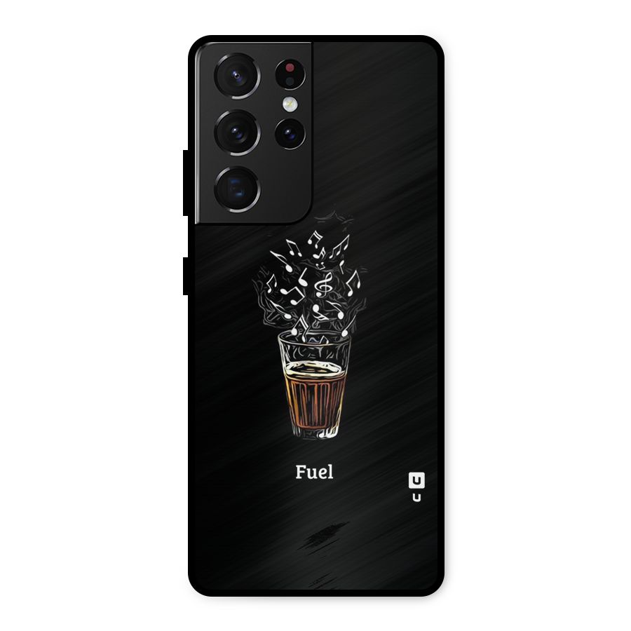 Music Chai My Fuel Metal Back Case for Galaxy S21 Ultra 5G