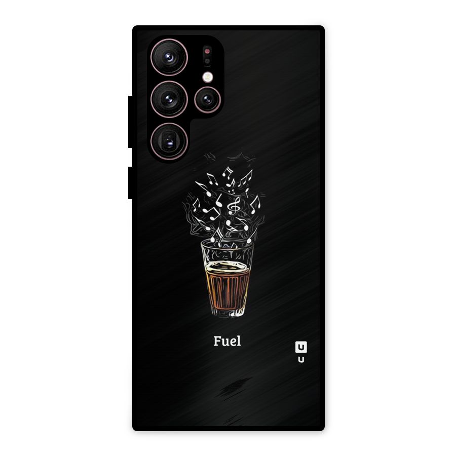Music Chai My Fuel Metal Back Case for Galaxy S22 Ultra 5G
