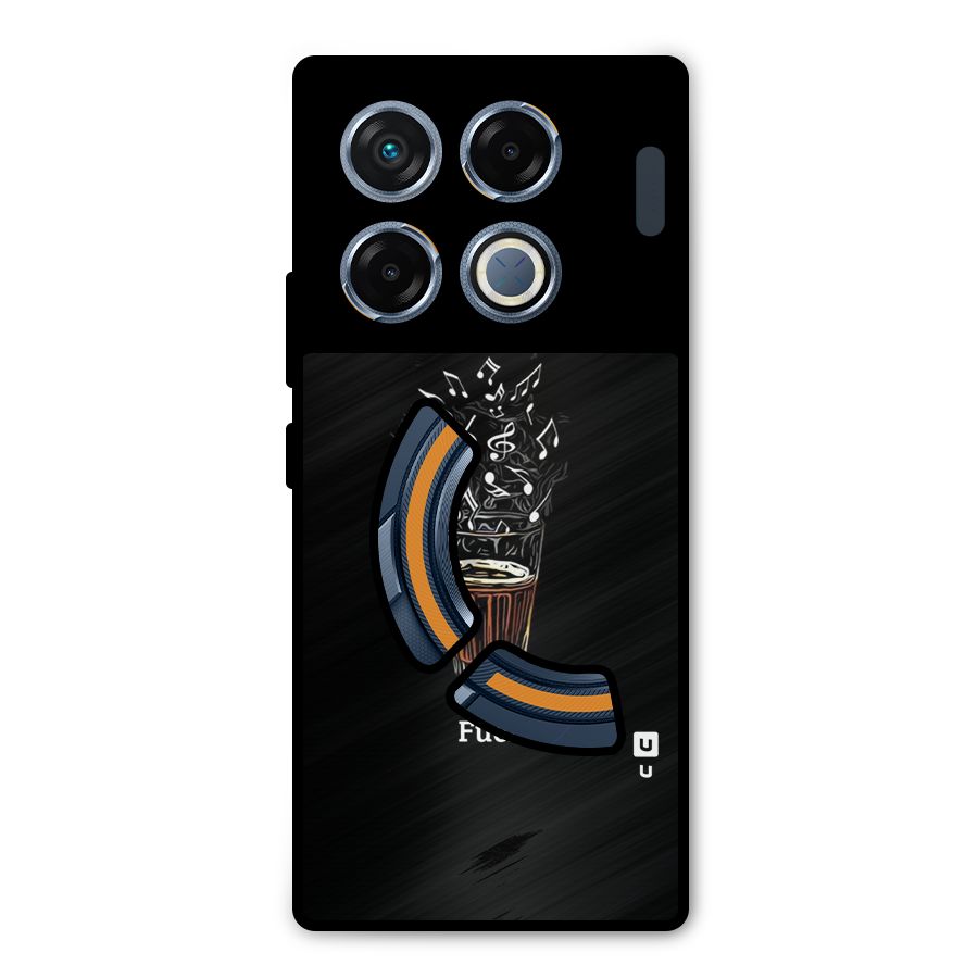 Music Chai My Fuel Metal Back Case for Infinix GT 20 Pro