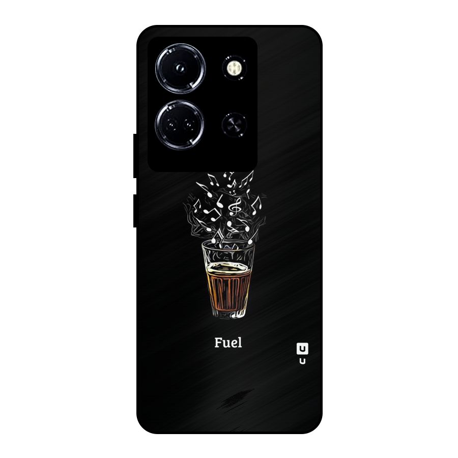 Music Chai My Fuel Metal Back Case for Infinix Note 30 5G