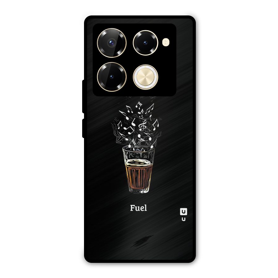 Music Chai My Fuel Metal Back Case for Infinix Note 40 Pro