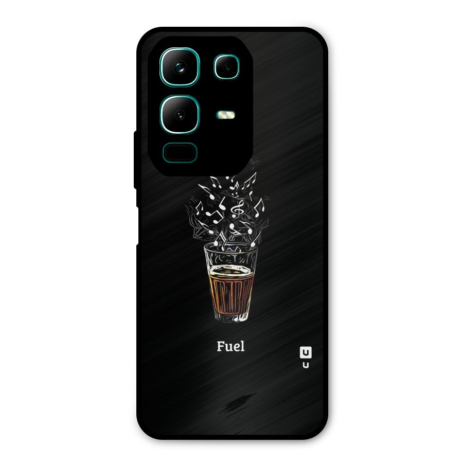 Music Chai My Fuel Metal Back Case for Infinix Note 50x