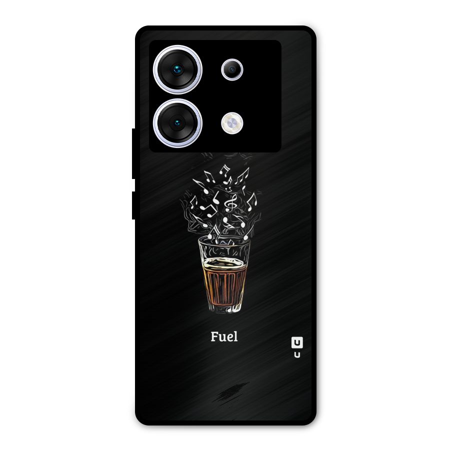 Music Chai My Fuel Metal Back Case for Infinix Zero 30 5G