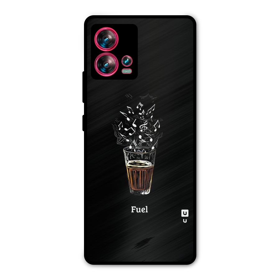 Music Chai My Fuel Metal Back Case for Motorola Edge 30 Fusion