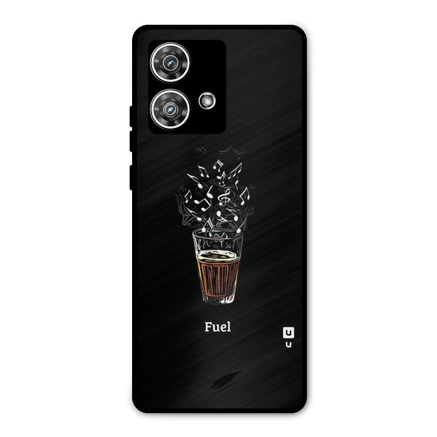Music Chai My Fuel Metal Back Case for Motorola Edge 40 Neo