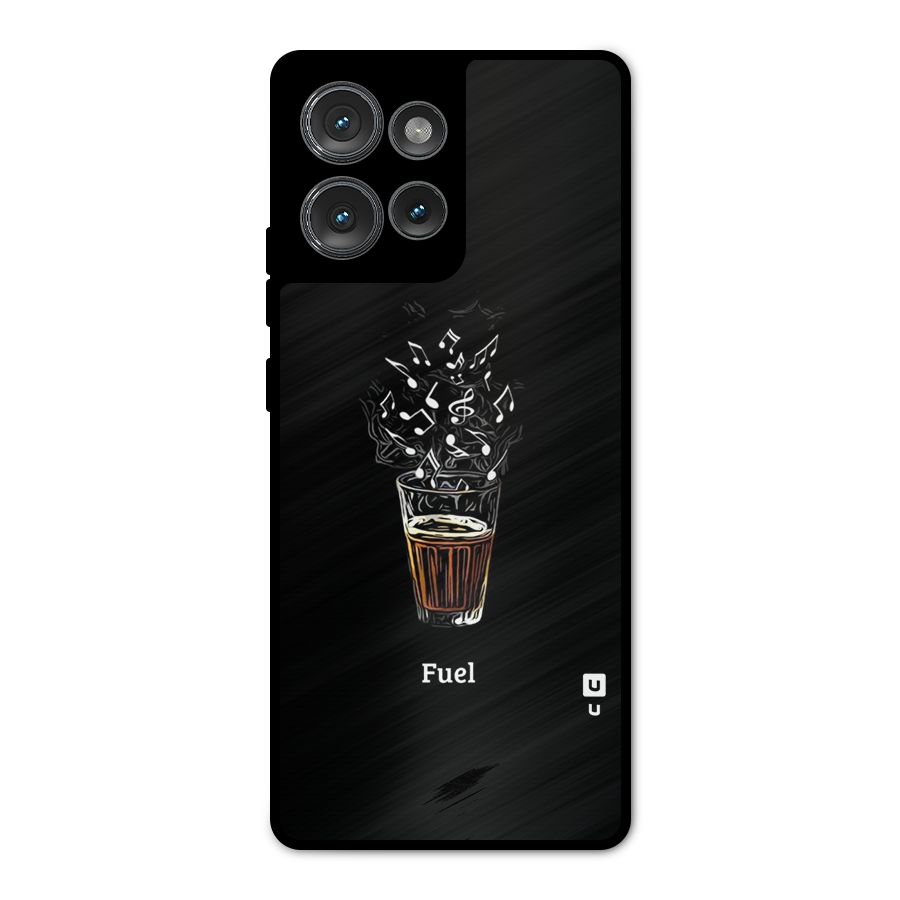 Music Chai My Fuel Metal Back Case for Motorola Edge 50