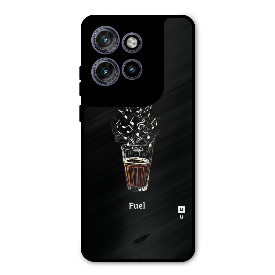 Music Chai My Fuel Metal Back Case for Motorola Edge 50 Neo