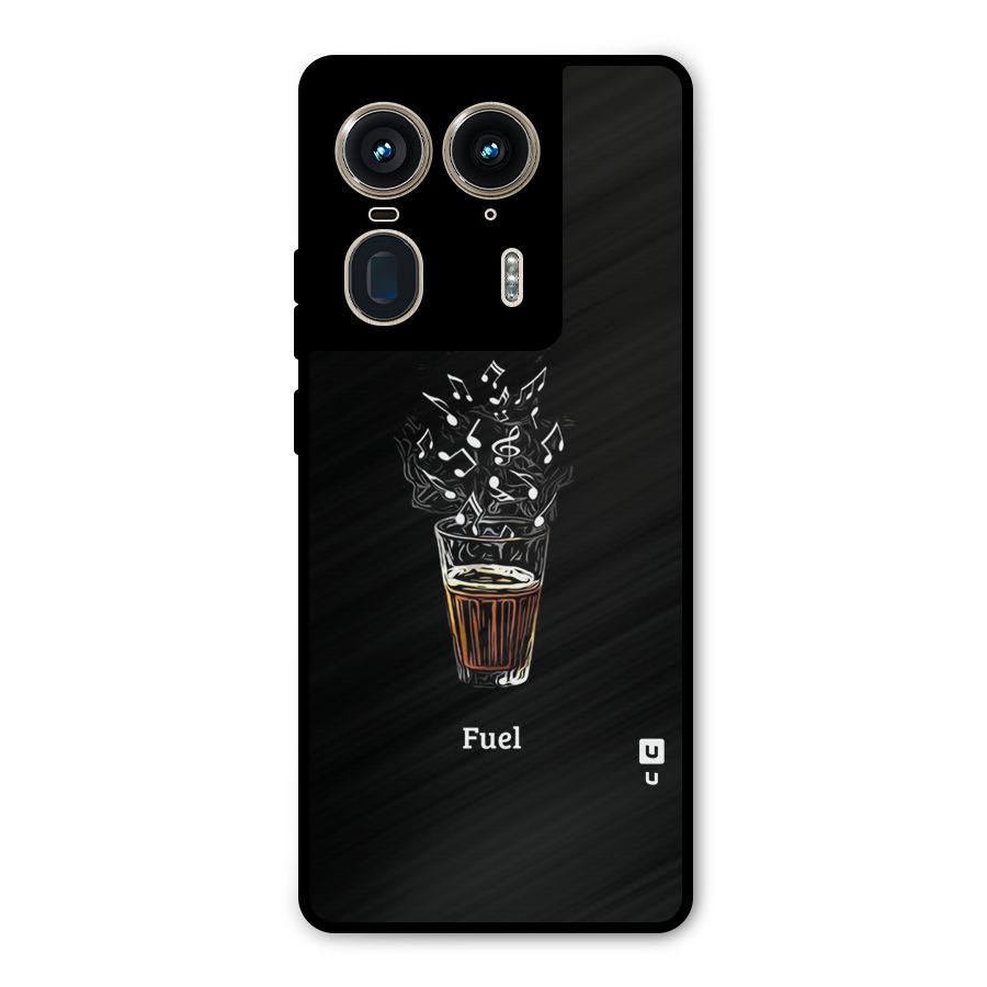 Music Chai My Fuel Metal Back Case for Motorola Edge 50 Ultra