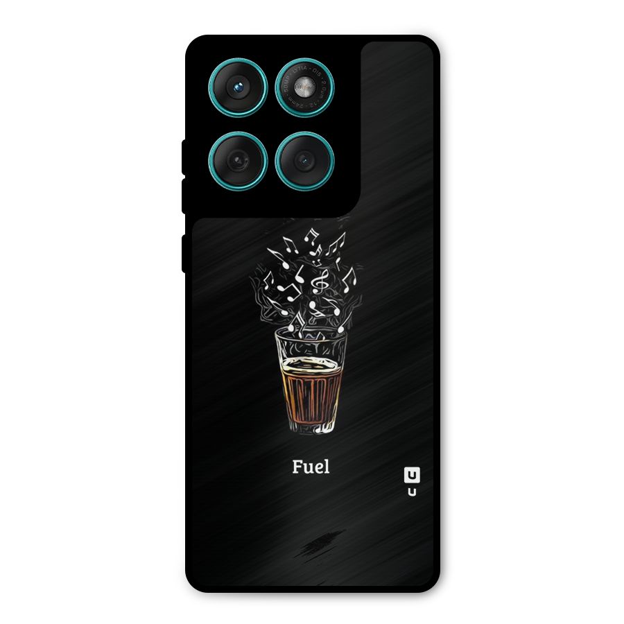 Music Chai My Fuel Metal Back Case for Motorola Edge 60 Fusion