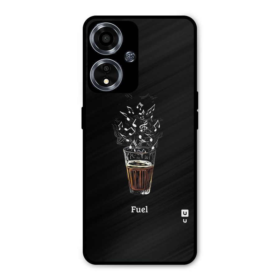 Music Chai My Fuel Metal Back Case for Oppo A59