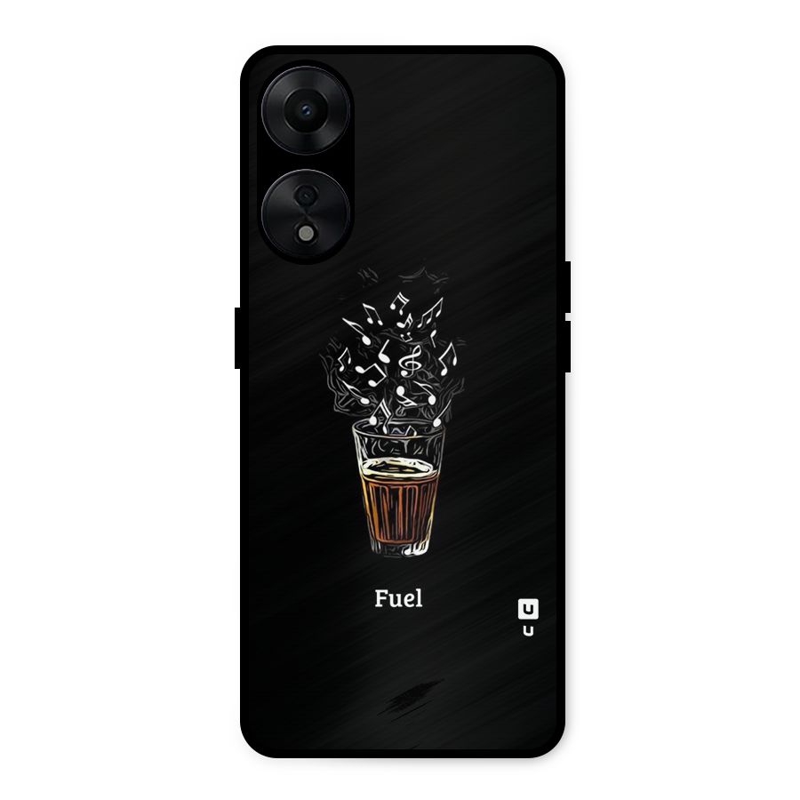 Music Chai My Fuel Metal Back Case for Oppo A78 5G