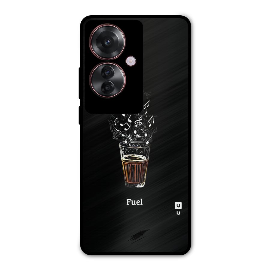 Music Chai My Fuel Metal Back Case for Oppo F25 Pro