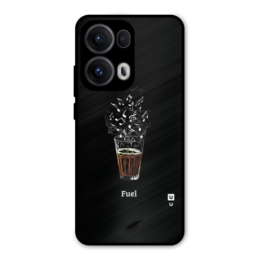 Music Chai My Fuel Metal Back Case for Oppo Reno13 Pro