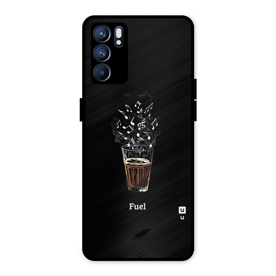 Music Chai My Fuel Metal Back Case for Oppo Reno6 5G