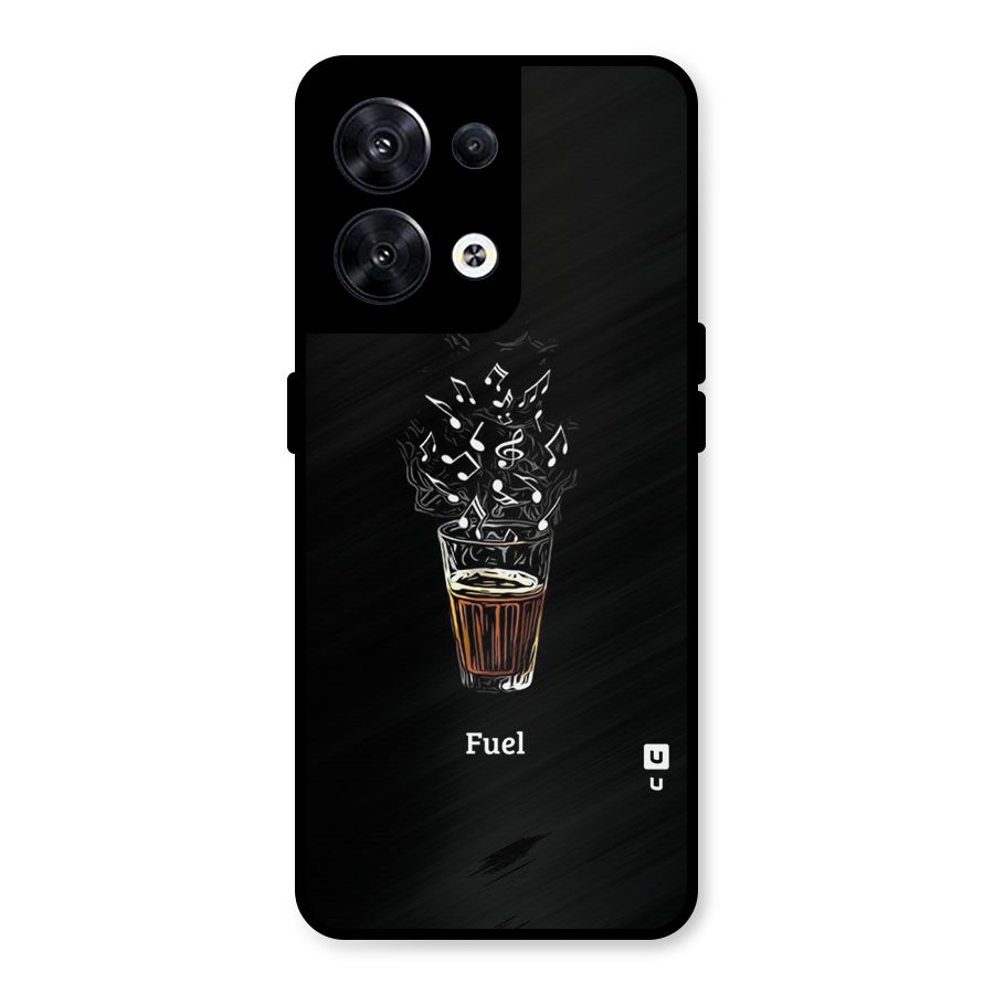 Music Chai My Fuel Metal Back Case for Oppo Reno8 5G