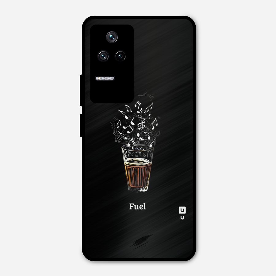 Music Chai My Fuel Metal Back Case for Poco F4 5G