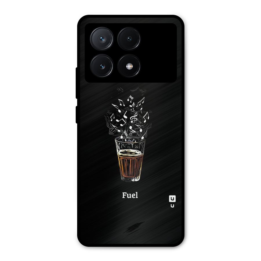 Music Chai My Fuel Metal Back Case for Poco X6 Pro