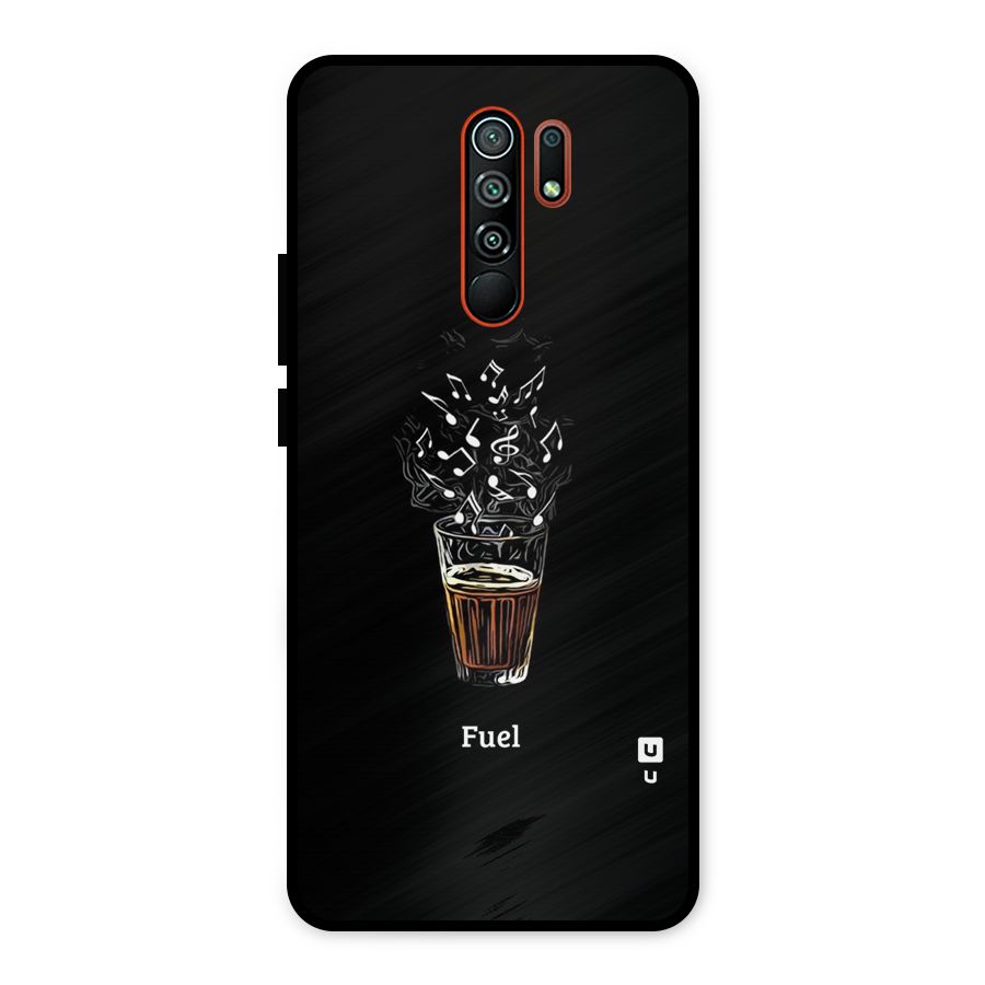 Music Chai My Fuel Metal Back Case for Redmi 9 Prime