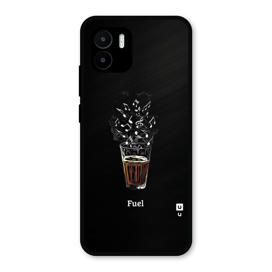 Music Chai My Fuel Metal Back Case for Redmi A2